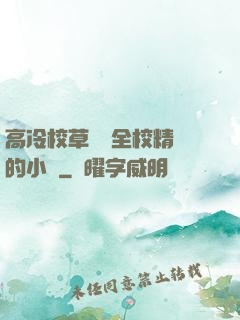 高冷校草淪為全校精靈的小說