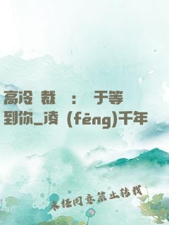 高冷總裁絕寵：終于等到你