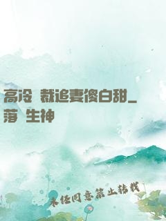 高冷總裁追妻傻白甜