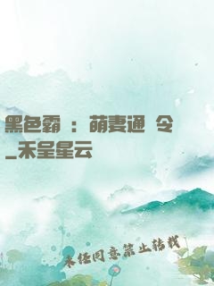 黑色霸寵：萌妻通緝令